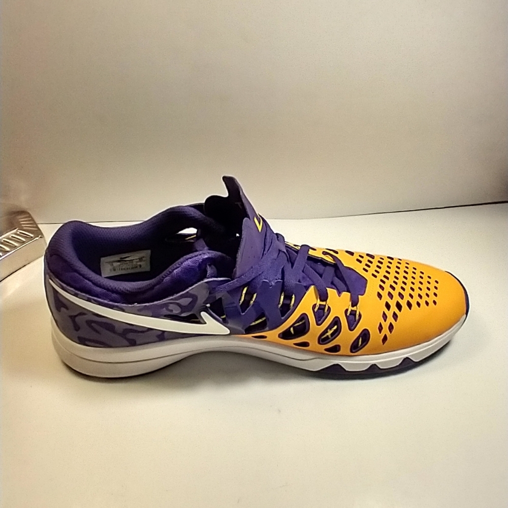 Nike Train Speed 4 AMP LSU Tigers NCAA Sneakers Shoes Men's sz 10. - Picture 6 of 10